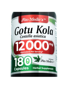 Cápsulas de Centella Asiática FITO MEDIC'S 180 Unidades
