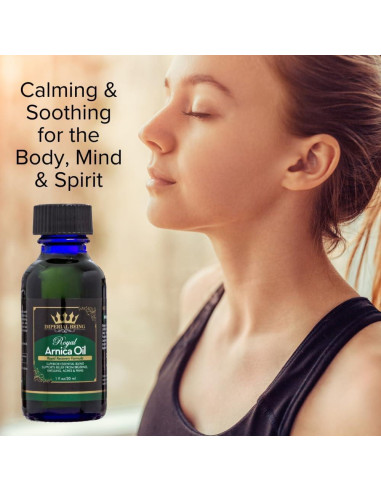 Aceite de Árnica Real Imperial Being 29.57ml - Recuperación Muscular