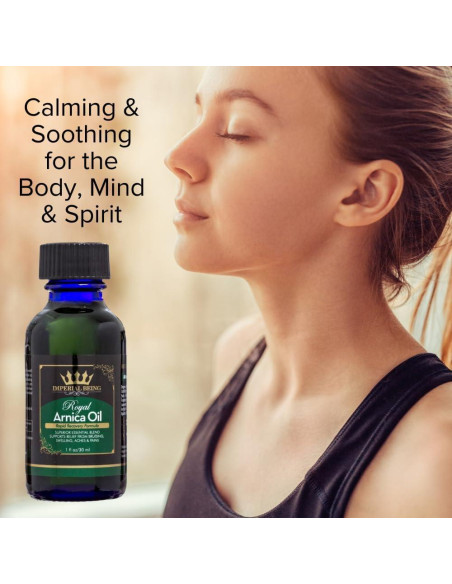 Aceite de Árnica Real Imperial Being 29.57ml - Recuperación Muscular
