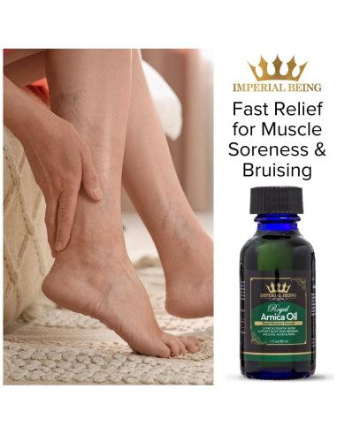 Aceite de Árnica Real Imperial Being 29.57ml - Recuperación Muscular