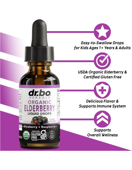 Jarabe de Sábila Orgánico Dr. Bo 29.57 ml - Refuerzo Inmunológico