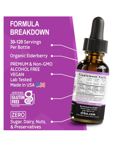 Jarabe de Sábila Orgánico Dr. Bo 29.57 ml - Refuerzo Inmunológico