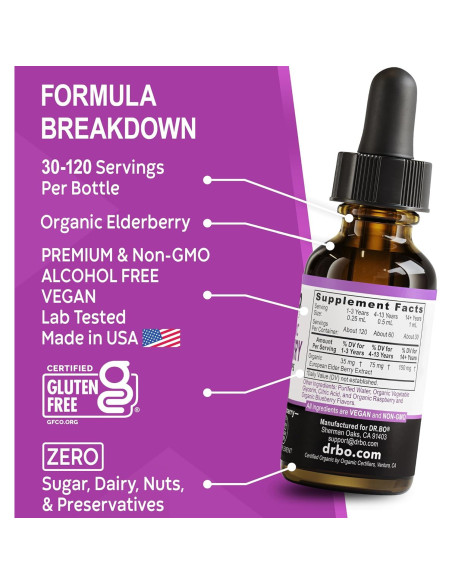 Jarabe de Sábila Orgánico Dr. Bo 29.57 ml - Refuerzo Inmunológico