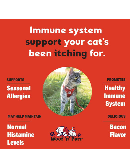 Antibiotico Natural para Gatos Woof n Purr 30 ml Sabor Pollo