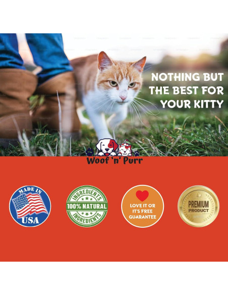 Antibiotico Natural para Gatos Woof n Purr 30 ml Sabor Pollo