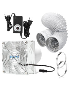 Extractor de Humo 4" DC12V Hose Vary con Manguera 1.98m