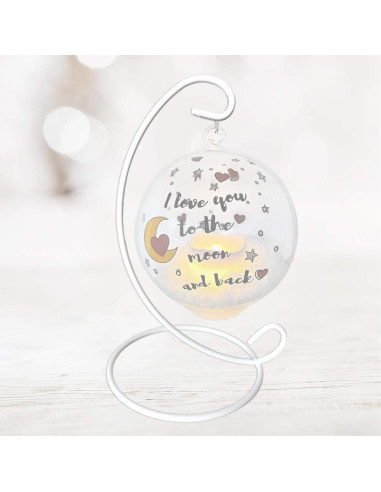 Soportes para Adornos de Metal Blanco BANBERRY - Juego de 8 - 28 cm