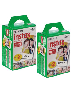 Película Instantánea Fujifilm Instax Mini Twin Pack 40 Disparos