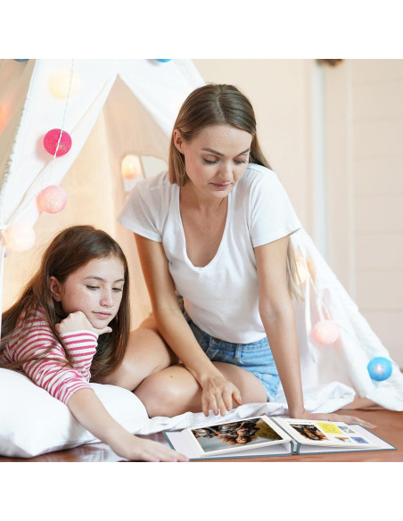 Álbum de Fotos 1DOT2 Azul Cian 30 Páginas 7.5x5.7"