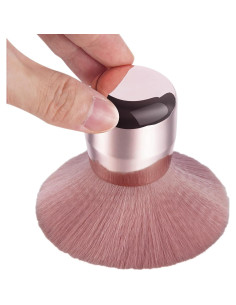 Cepillo Removedor de Polvo para Uñas Vaincre Rosa - Suave y Eficaz 2