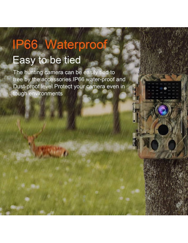 Cámara de Monitoreo BLAZEVIDEO 48MP 1296P Resistente IP66