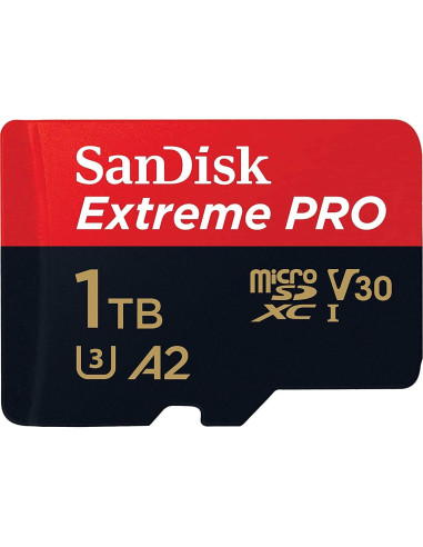 Tarjeta MicroSD SanDisk Extreme Pro 1TB 200MB/s + Lector