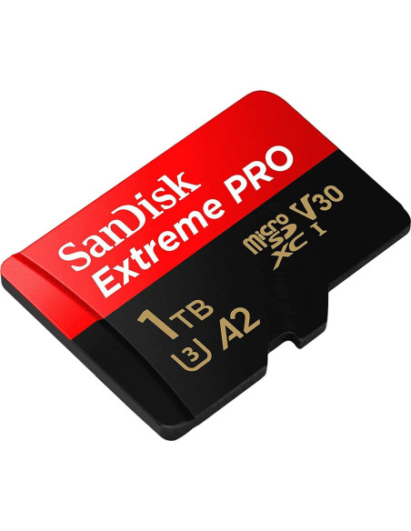 Tarjeta MicroSD SanDisk Extreme Pro 1TB 200MB/s + Lector Tarjeta MicroSD SanDisk Extreme Pro 1TB 200MB/s + Lector