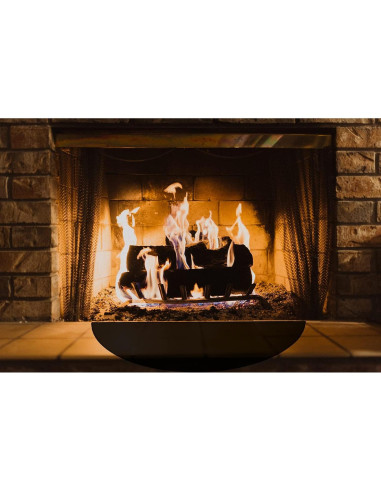 Alfombra de chimenea Aisikoo 160x94 cm antideslizante y resistente al fuego