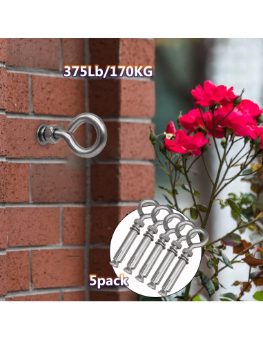 Anclajes de Pared de Concreto CUKAYO M8 106mm Acero Inoxidable