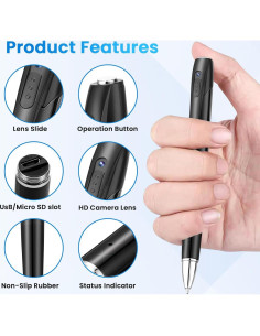 Cámara Nanny 64GB 1080p HD 3D-PAS para Vigilancia 2