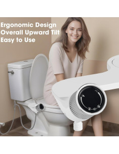 Accesorio de Bidet Mornwaen JSQ-506 Doble Boquilla Ajustable 2