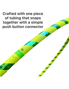 Hula Hoop Mediano SpinMajik Verde Lima para Niños 81 cm 2