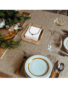 Soporte para Servilletas TSENSGL de Juncos de Agua 19x19 cm 2