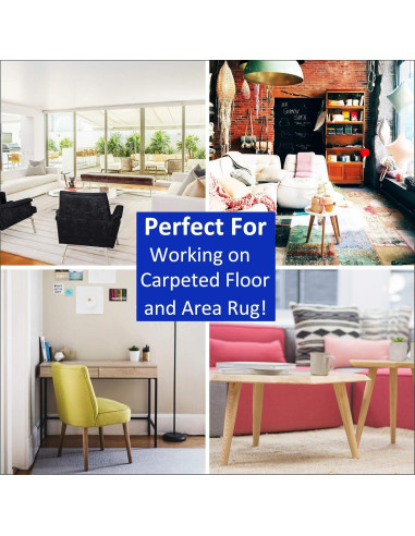 40 Deslizadores de Muebles Autoadhesivos Liyic 4.45cm