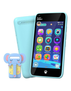 Teléfono Juguete Inteligente MOMILLA Azul Claro 3.97" 220 Juegos