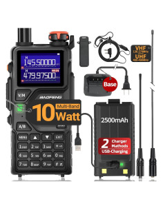 Radio BAOFENG K5 Plus 10W Walkie Talkie Recargable USB-C