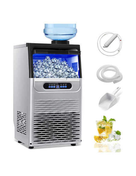 Máquina de Hielo Comercial Zomagas 100 kg/24H Doble Entrada