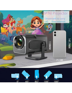 Mini Proyector Genérico 4K Android 11 WiFi Bluetooth 200 LM 2
