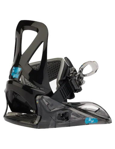 Fijaciones de Snowboard Burton Grom Negro Medio Niños