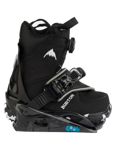 Fijaciones de Snowboard Burton Grom Negro Medio Niños