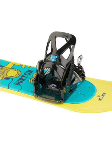 Fijaciones de Snowboard Burton Grom Negro Medio Niños