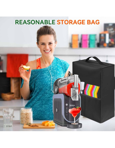 Cubierta de polvo para máquina de batidos Ninja FS301 - 45x17x43 cm