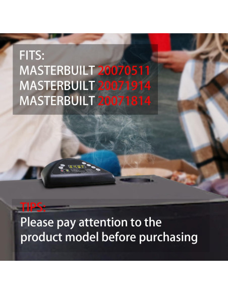 Panel de Control Digital FCCUM para Ahumador Eléctrico Masterbuilt