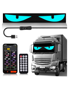 Luz de Ojos del Diablo Silenzioso 132.76 cm LED RGB Control Remoto