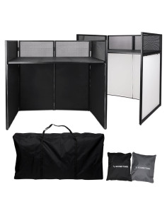 Cabina de DJ Profesional Sound Town STDJB-4020 con Paneles