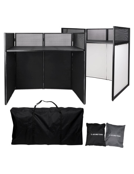 Cabina de DJ Profesional Sound Town STDJB-4020 con Paneles