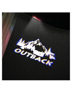 Proyector de Logo LED de Puerta Uunonaha Outback Blanco HD