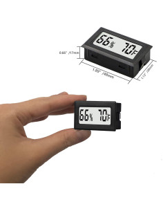 Paquete de 12 Higrómetros Digitales TASOGEN TAZY-12 2