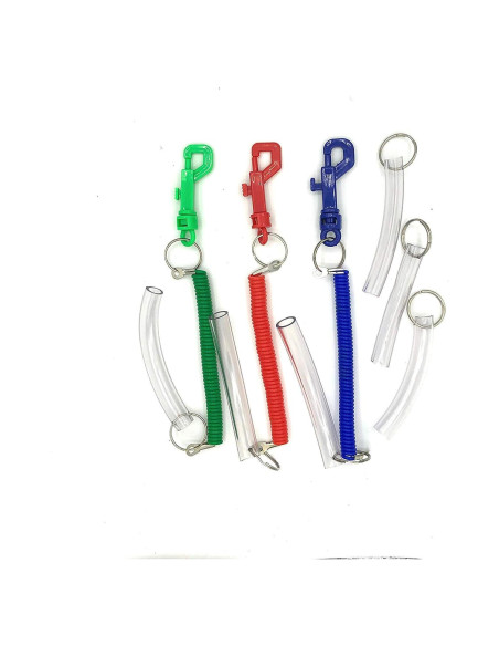 Paquete de 3 llaveros masticables Chewy Chew Clip-On 7.6 cm