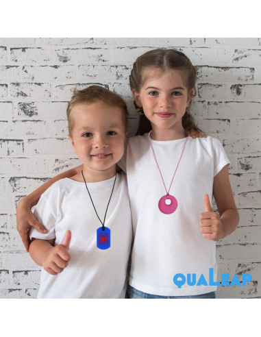 Collar Masticable Sensorial Spider QuaLeap - Paquete de 3