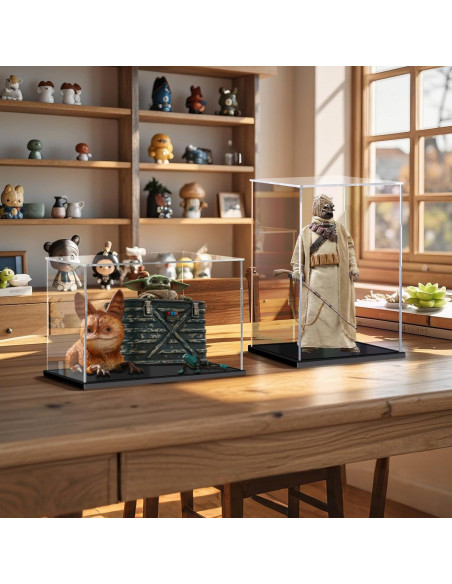 Caja de Exhibición Acrílica Engrosada 35x20x20 cm XINISS