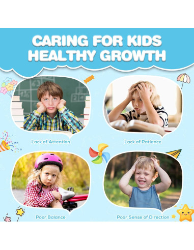 Silla giratoria sensorial para niños autistas Yongkang - Azul