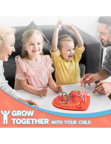 Tablero Sensorial de Silicona Rosa para Niños 3+ - HDB-001