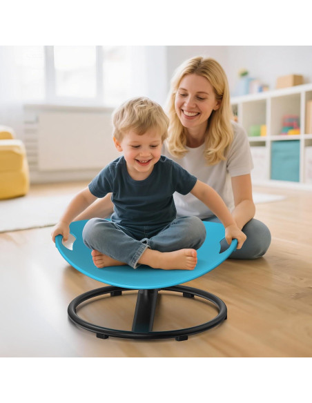 Silla giratoria sensorial para niños autistas Yongkang - Azul