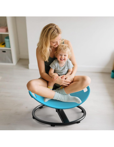 Silla giratoria sensorial para niños autistas Yongkang - Azul