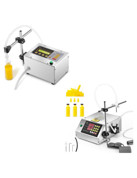 Máquina de llenado automático 29.57-3485.5 ml + 2.96-148.83 ml Máquina de llenado automático 29.57-3485.5 ml + 2.96-148.83 ml