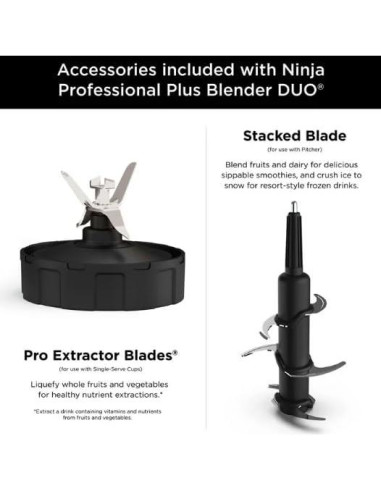 Licuadora Ninja Professional Plus DUO 1400W 2.13L 3 Modos