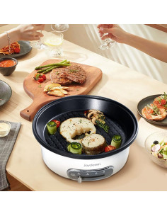 Sartén Joydeem JD-HG3706W 2 en 1 para Carne Antiadherente 2