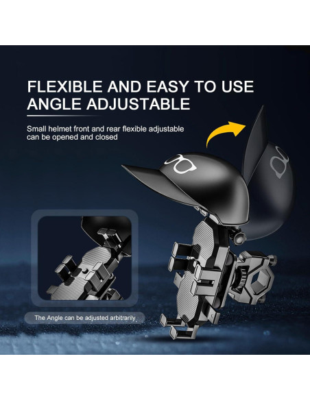 Soporte para Teléfono Móvil Gseigvee con Casco Impermeable