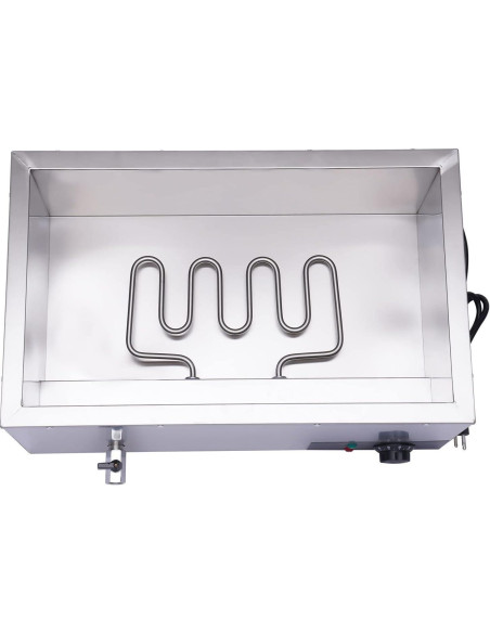 Calentador de Comida Eléctrico VONZOER 4 Sartenes 600W 16L